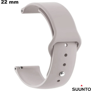 Venda de Pulseira acessível em Borracha para relógio de 22 mm Suunto Cinza
