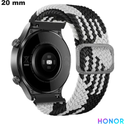 Bracciale Honor Nero Nylon 20mm per orologio connesso