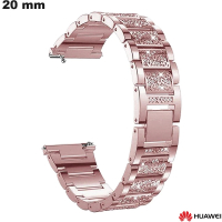 Vendita Bracciale 20mm orologio connesso Huawei strass Oro rosa