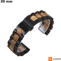 Armband Naturbraun 20 mm für hochwertige Xiaomi Smartwatch
