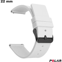 Bracciale Bianco Running Polar Silicone 22mm per orologio di qualità
