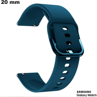 Armband 20mm Gummi für Samsung Smartwatch Grün günstig
