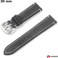 Huawei Smartwatch Armband Echtleder 20 mm Grau kaufen