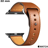 Apple Watch Armband 22 mm Edelstahl Braun kaufen