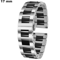 Armband aus silberner Keramik 17 mm für Uhr - Versand in 24h