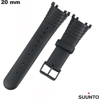 Armband Schwarz Suunto Uhr Gummi 20mm: Kostenloser Versand