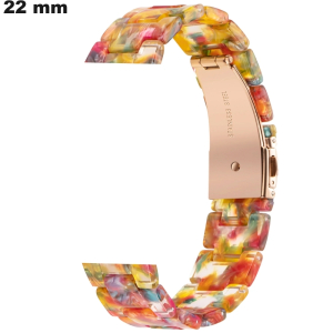 Pulsera de 22 mm para reloj Multicolor Resina: Envío Gratis