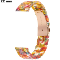 Pulsera de 22 mm para reloj Multicolor Resina: Envío Gratis