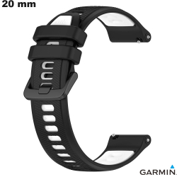 Bracciale 20 mm Garmin Caoutchouc Nero orologio intelligente