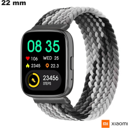 Bracelet Xiaomi montre intelligente Tissu élégant 22mm