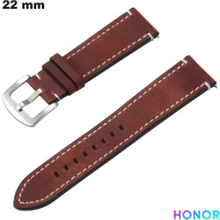 Vendita Bracciale in Vera Pelle 22 mm Marrone Honor smartwatch