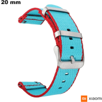 Armband Blau 20 mm Xiaomi Nylon Uhr # Kostenlose Lieferung