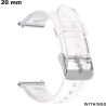 Pulseira Transparente em PVC 20mm Withings - Qualidade Premium