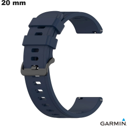 Pulseira de 20 mm Garmin Azul para relógio inteligente em silicone