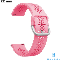 Armband 22 mm Rose Haylou aus Silikon für Smartwatch kaufen
