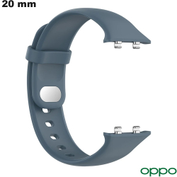 Bracciale 20 mm smartwatch Silicone Oppo Blu