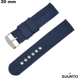 Bracelete de Tecido Suunto 20 mm Azul relógio conectado
