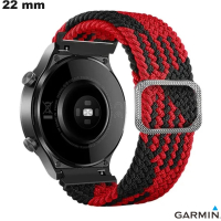 Armband Rot Smartwatch Nylon Garmin 22 mm von hoher Qualität