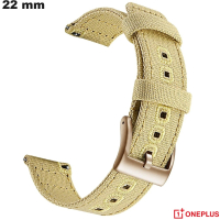 OnePlus 22 mm Smartwatch-Armband Beige Stoff günstig
