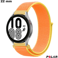 Armband Polar Orange Nylon 22mm günstige Smartwatch