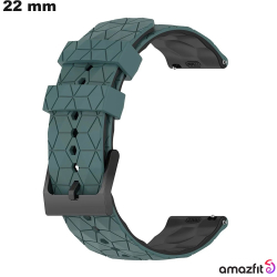 Amazfit 22 mm groene smartwatchband van silicone