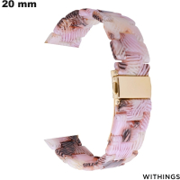 Armband 20 mm Smartwatch u Rose Withings Qualitätskunststoff