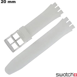 Pulsera reloj Swatch u Silicona 20 mm Transparente