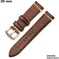 Armband aus pflanzlichem Vintage-Leder Braun Samsung - Schneller Versand