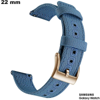 Armband 22 mm Samsung Smartwatch Blau Stoff kaufen