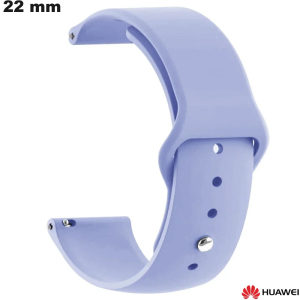 Bracelet 22mm Violet Huawei montre Silicone