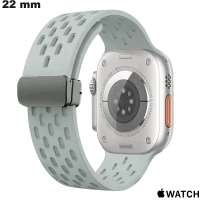 Armband 22mm Grijs voor Apple Watch van kwaliteitsrubber