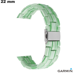 Bracelet Résine Garmin Vert 22 mm montre connectée
