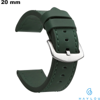 Verkauf Armband aus synthetischem Leder für Uhr Grün 20mm Haylou
