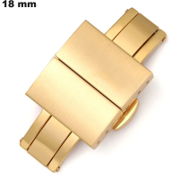 Boucle-Armband Edelstahl 18 mm goldfarben Schmetterling von hoher Qualität