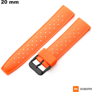 Vendita Bracciale 20mm Arancione per smartwatch Xiaomi in Silicone