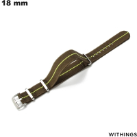 Armband Tissu Withings Grün 18mm für Uhr / Kostenlose Lieferung
