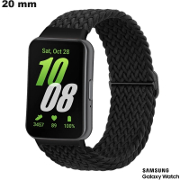 Acquista Bracciale Nylon Nero 20mm per Orologio Smart Samsung