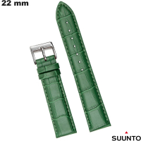 Bracelet smartwatch Echt leer 22mm Groen Suunto van hoge kwaliteit