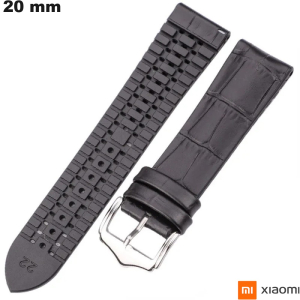 Vendita Braccialetto in Caucciù Xiaomi per smartwatch Nero 20mm
