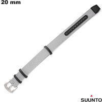 Armband Nylon smartwatch Suunto Grijs 20mm (3, 3 Fitness) goedkoop