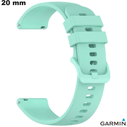 Bracelete Verde smartwatch 20 mm Garmin Borracha