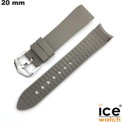 Armband Unisex für Uhren Gummi Grau Ice Watch 20mm