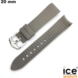 Armband Unisex für Uhr Gummi Grau Ice Watch 20mm von hoher Qualität Armband Unisex für Uhr Gummi Grau Ice Watch 20mm von hoher Qualität