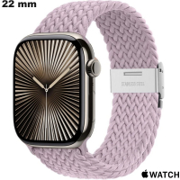 Bracelet Violet fitness 22mm Apple Watch Élastique de qualité