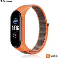 Smartwatch-Armband Stoff 16mm Orange Xiaomi - Bester Preis