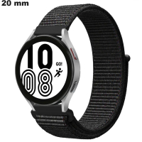 Armband Kratzer 20mm Schwarz Stoff Uhren | Versand 24h