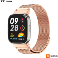 Armreif aus Edelstahl Xiaomi 22mm (Redmi Watch 3) von hoher Qualität