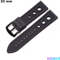 Armband 22mm Schwarz Honor Smartwatch kaufen Silikon