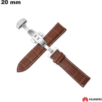 Bracciale 20mm Pelle vera Marrone Huawei di alta qualità per orologio