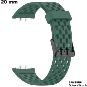 Bracelet Vert Samsung montre connectée Confortable 20mm pas cher
